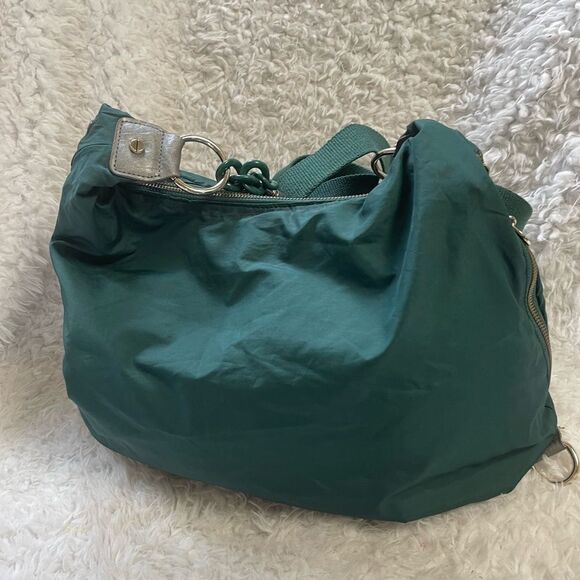 Alexisuospny Nylon Green large shoulder bag Chain Strap gold tone hardwares . - Picture 9 of 15